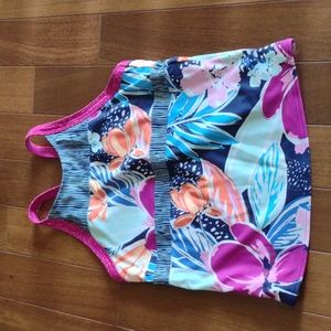 Athleta Girls Paradise Splash Tankini Top - Size XL/14
